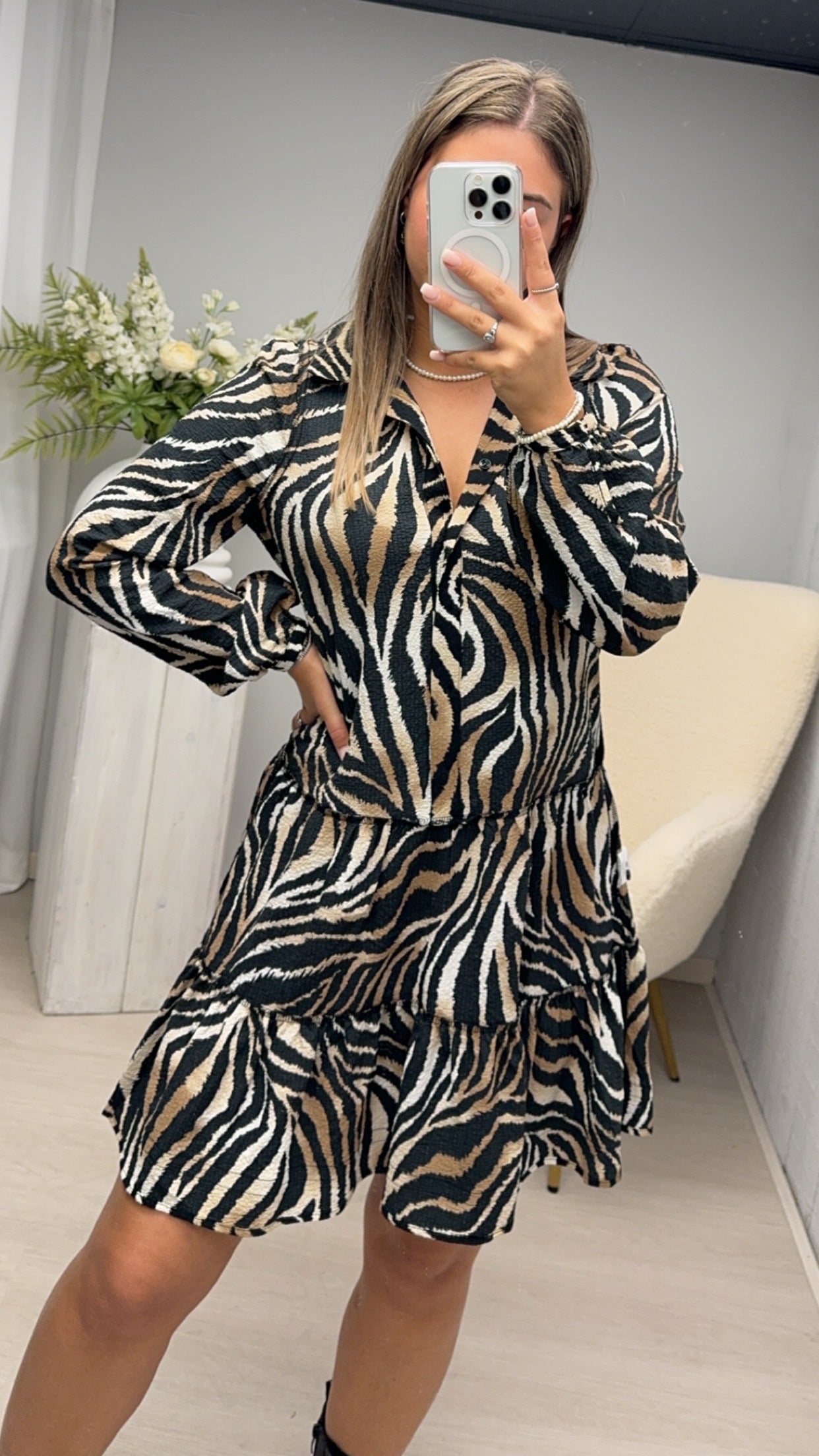 Mj Zebra Dress