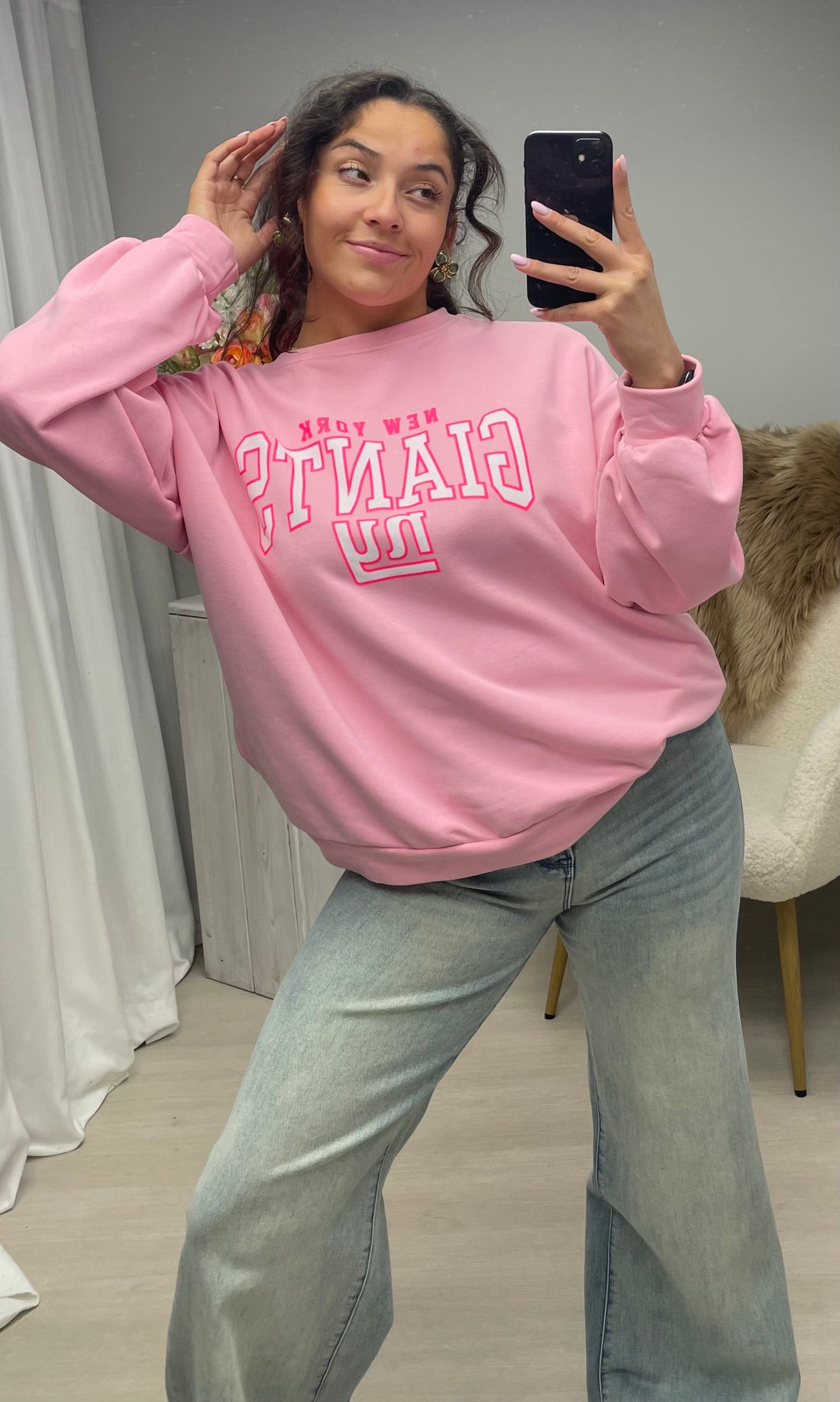 Sweater Giant pink