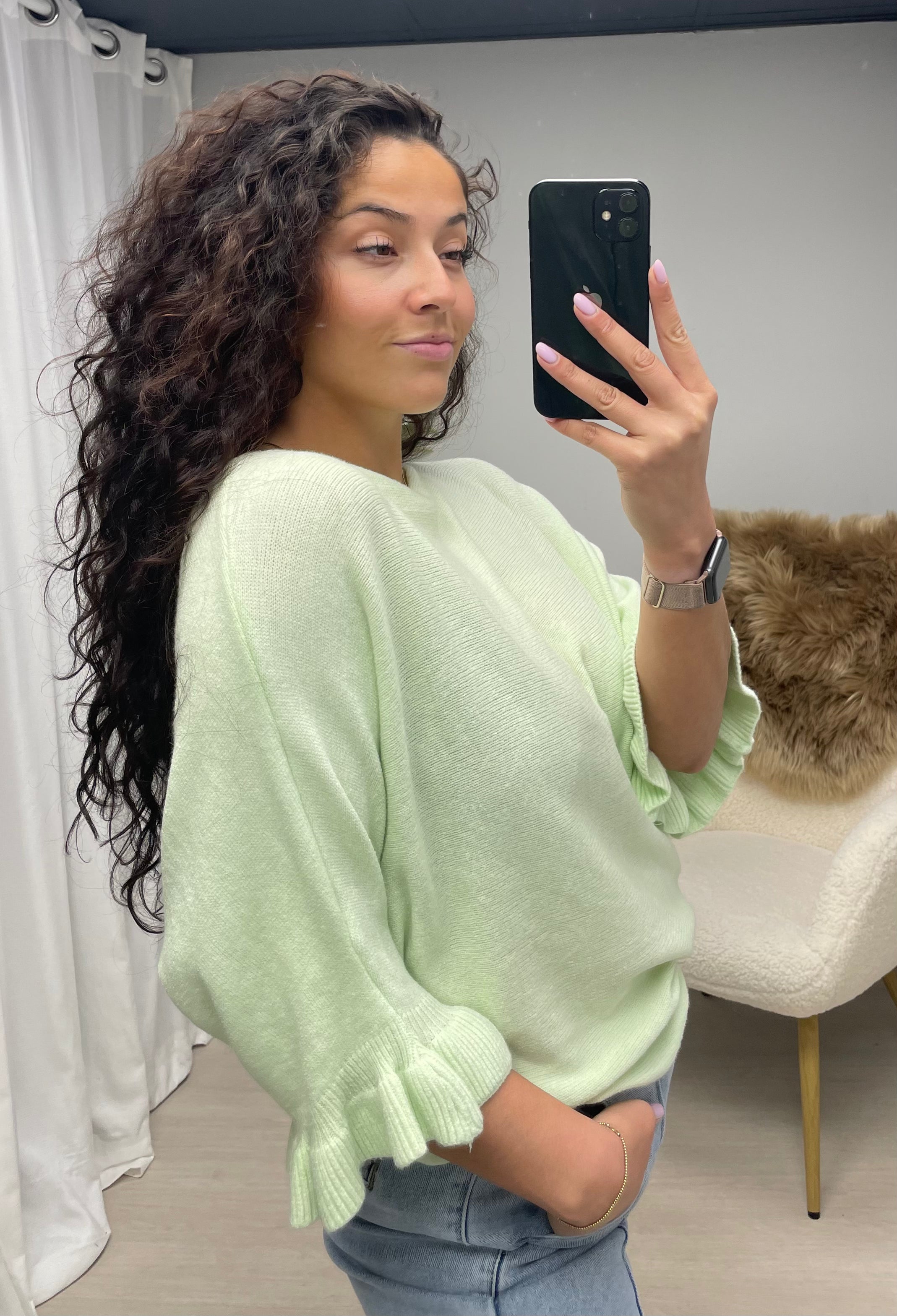Sally soft trui soft mint