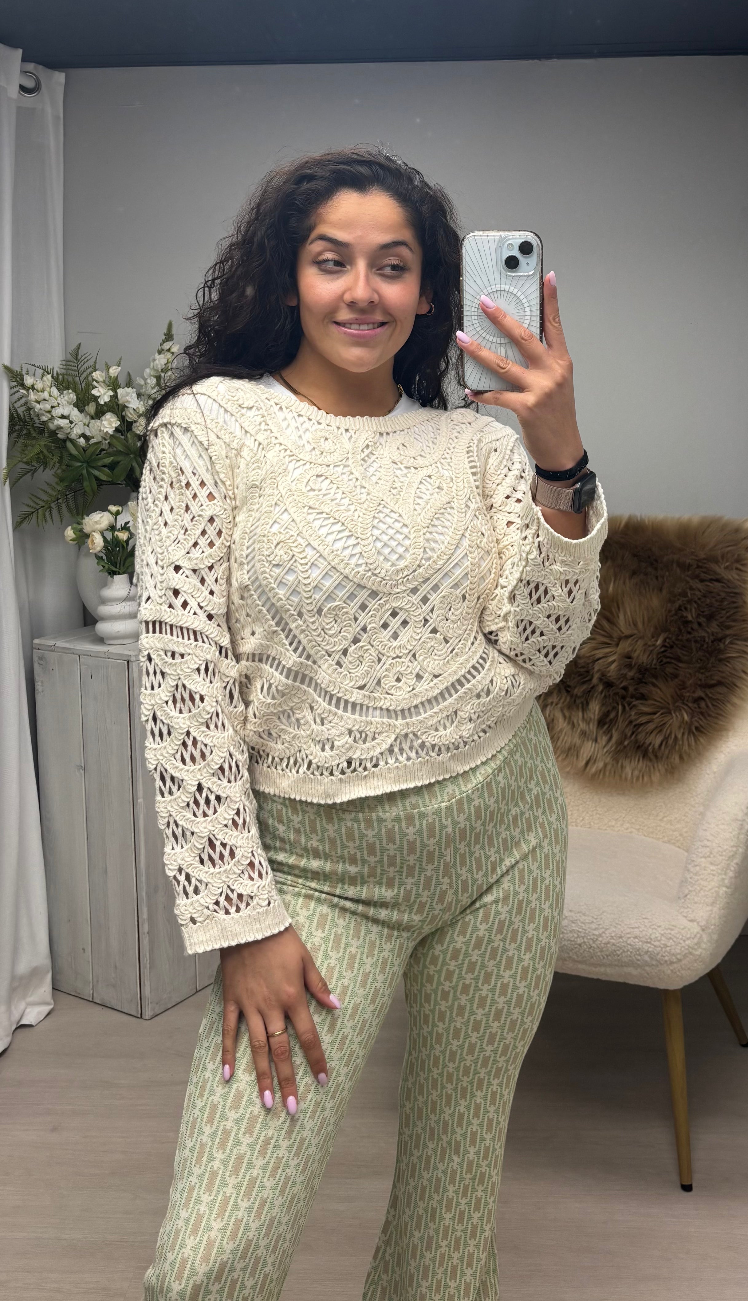 Boho chic cover-up top