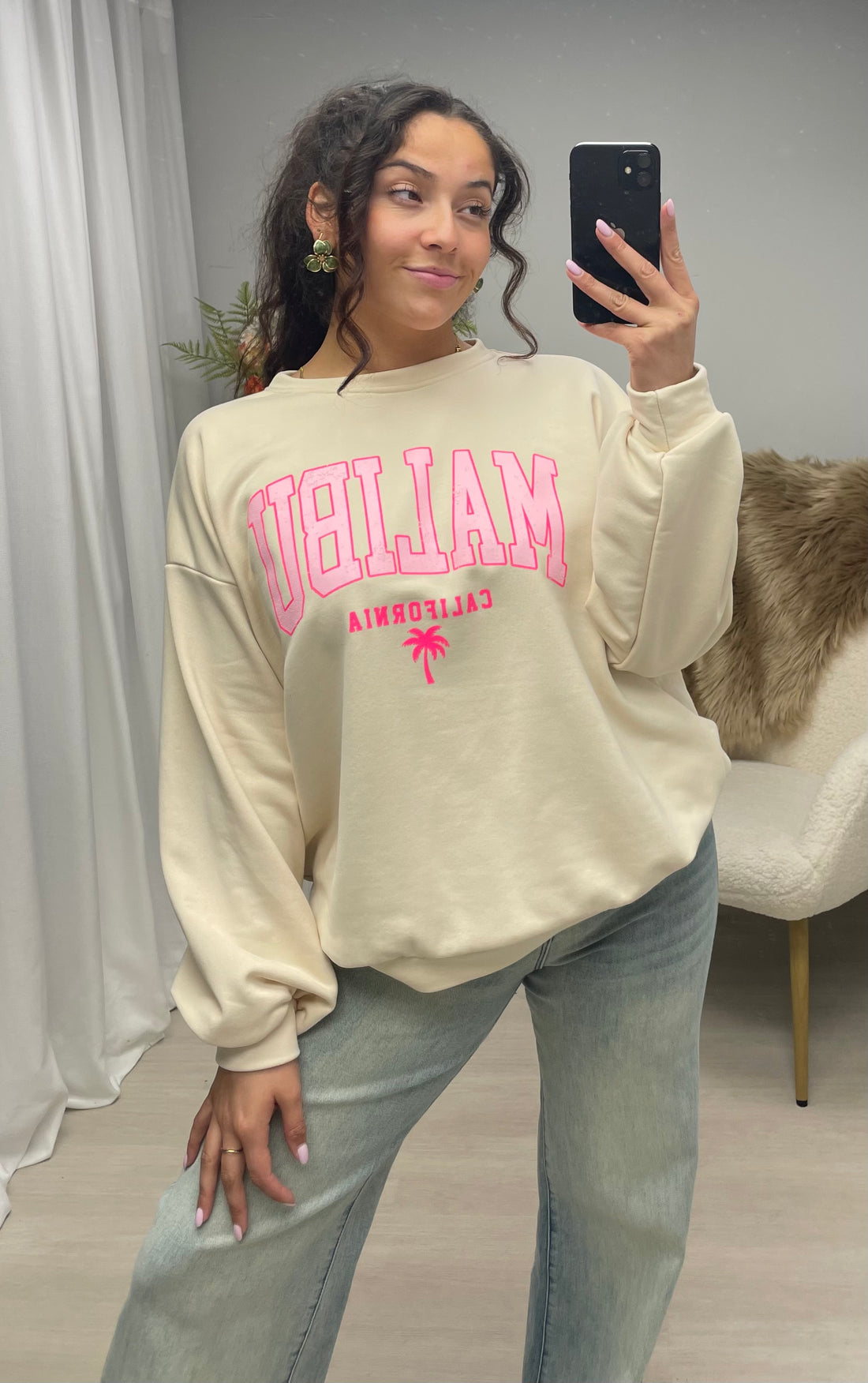 Sweater Vintage Malibu Cream