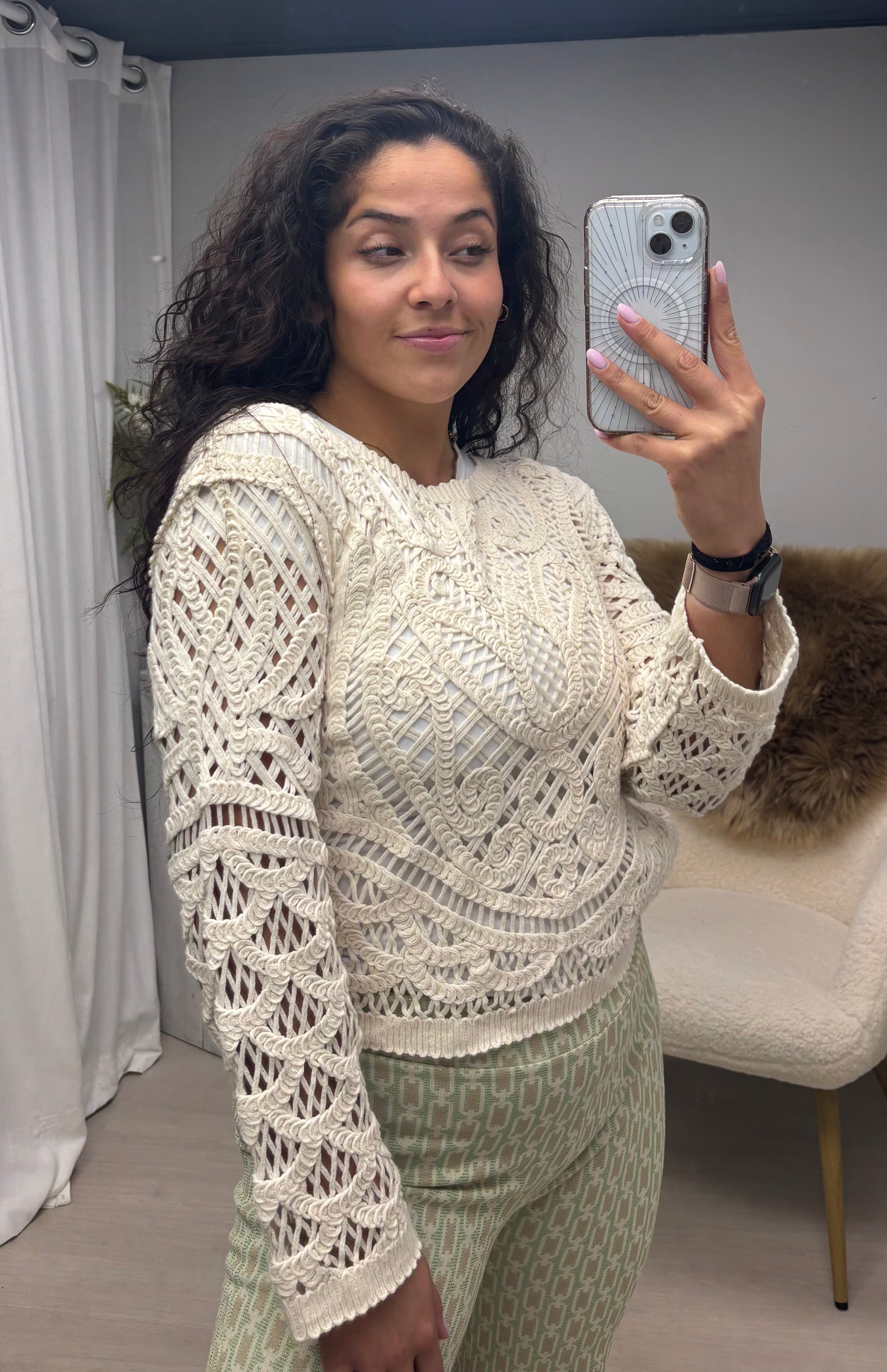 Boho chic cover-up top