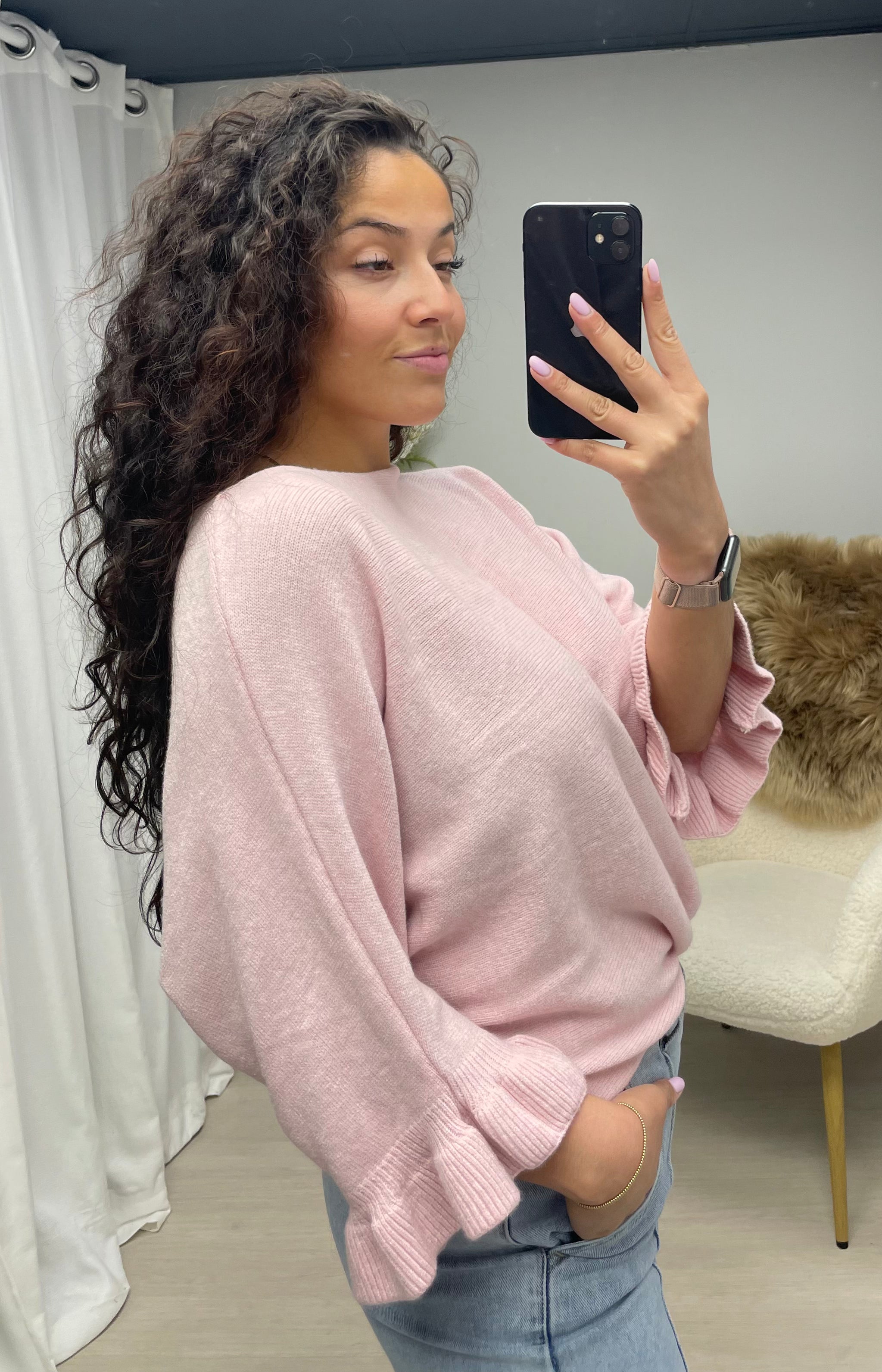 Sally soft trui soft pink