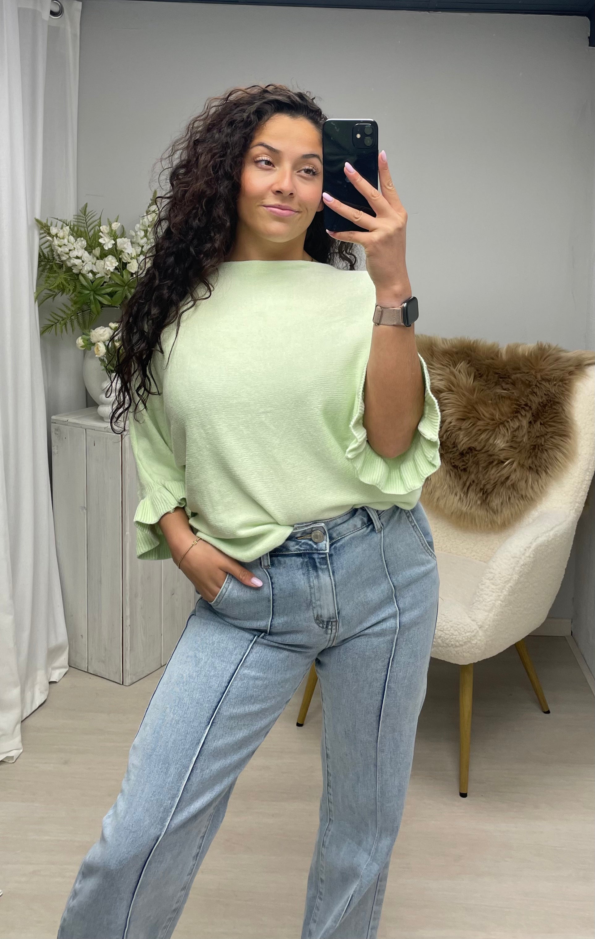 Sally soft trui soft mint