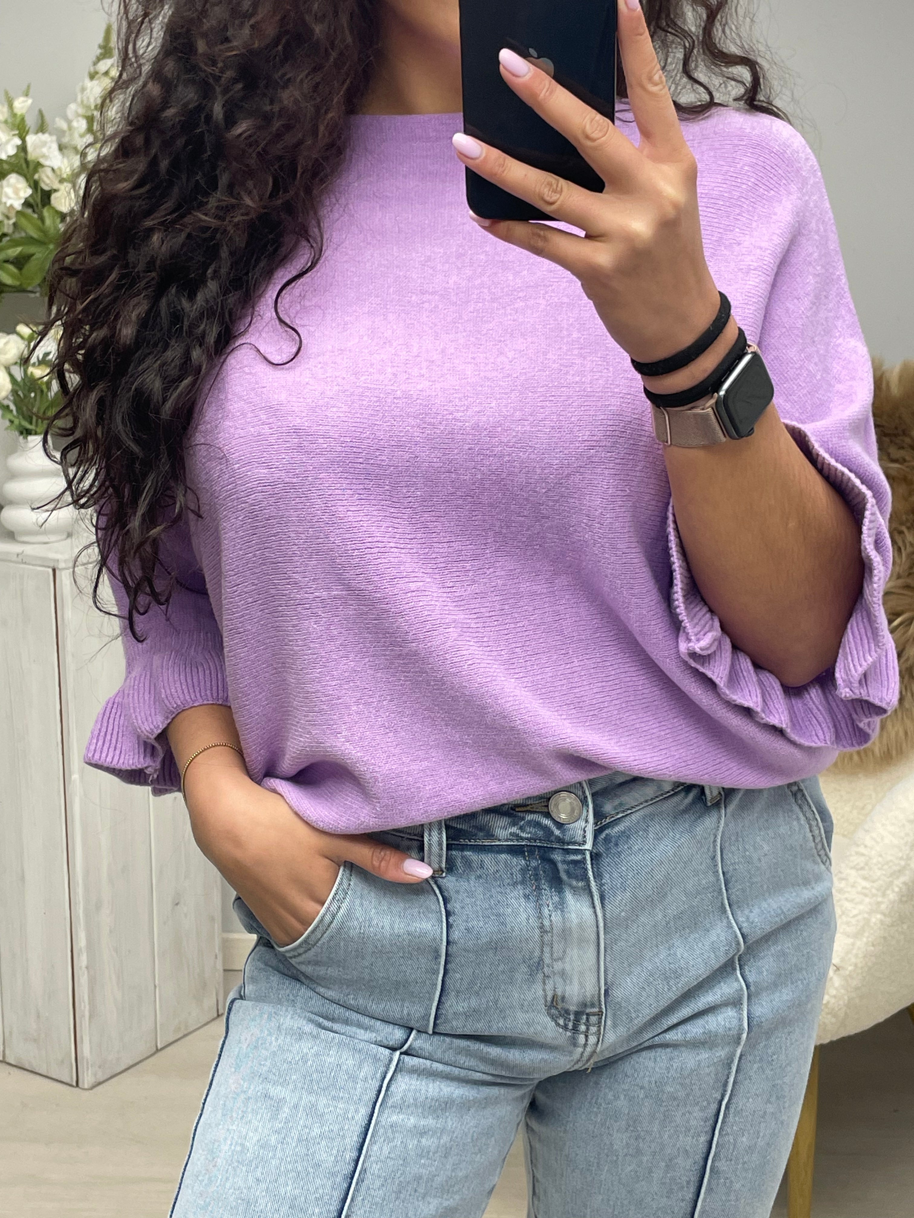 Sally soft trui lila