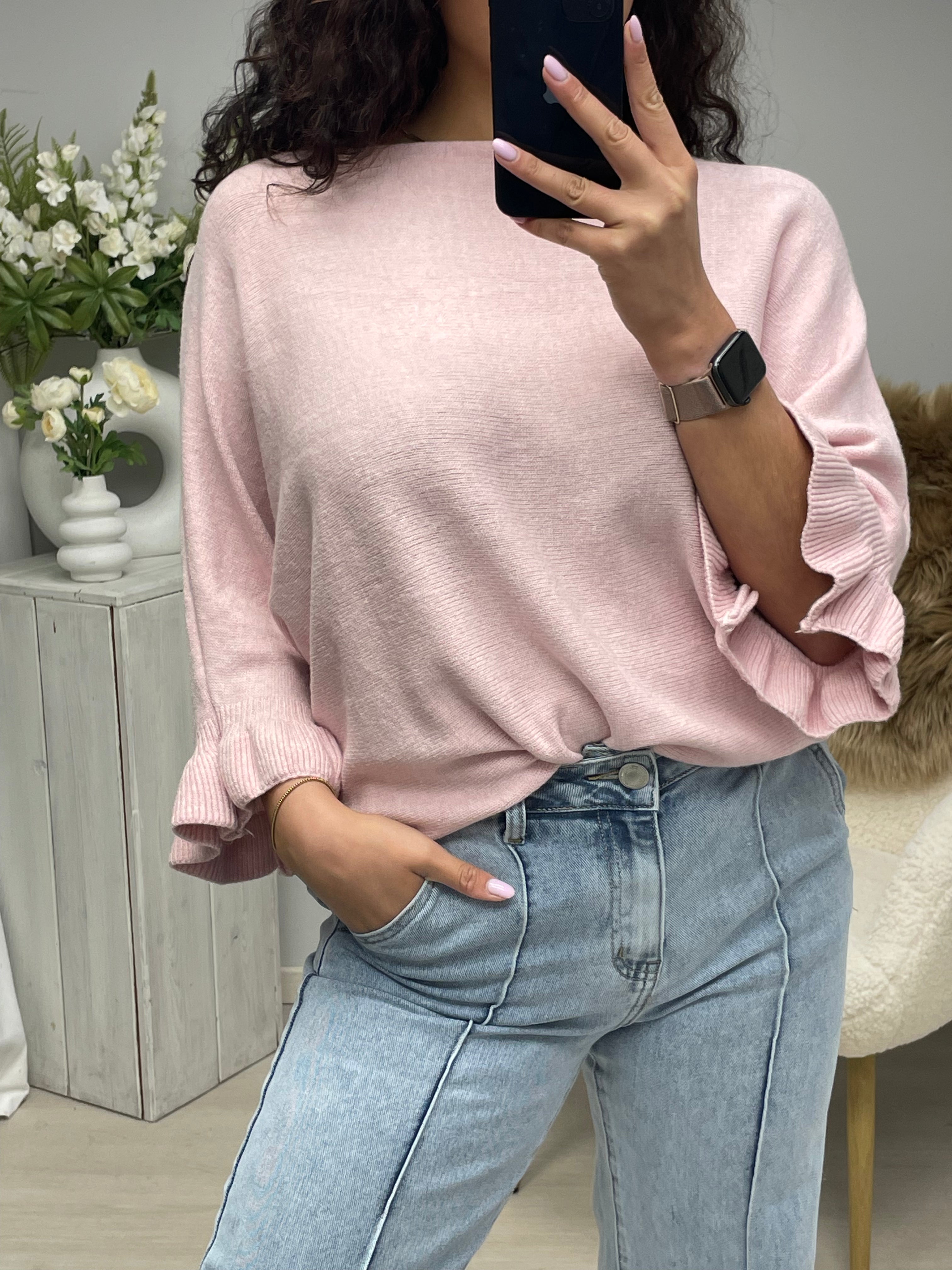 Sally soft trui soft pink