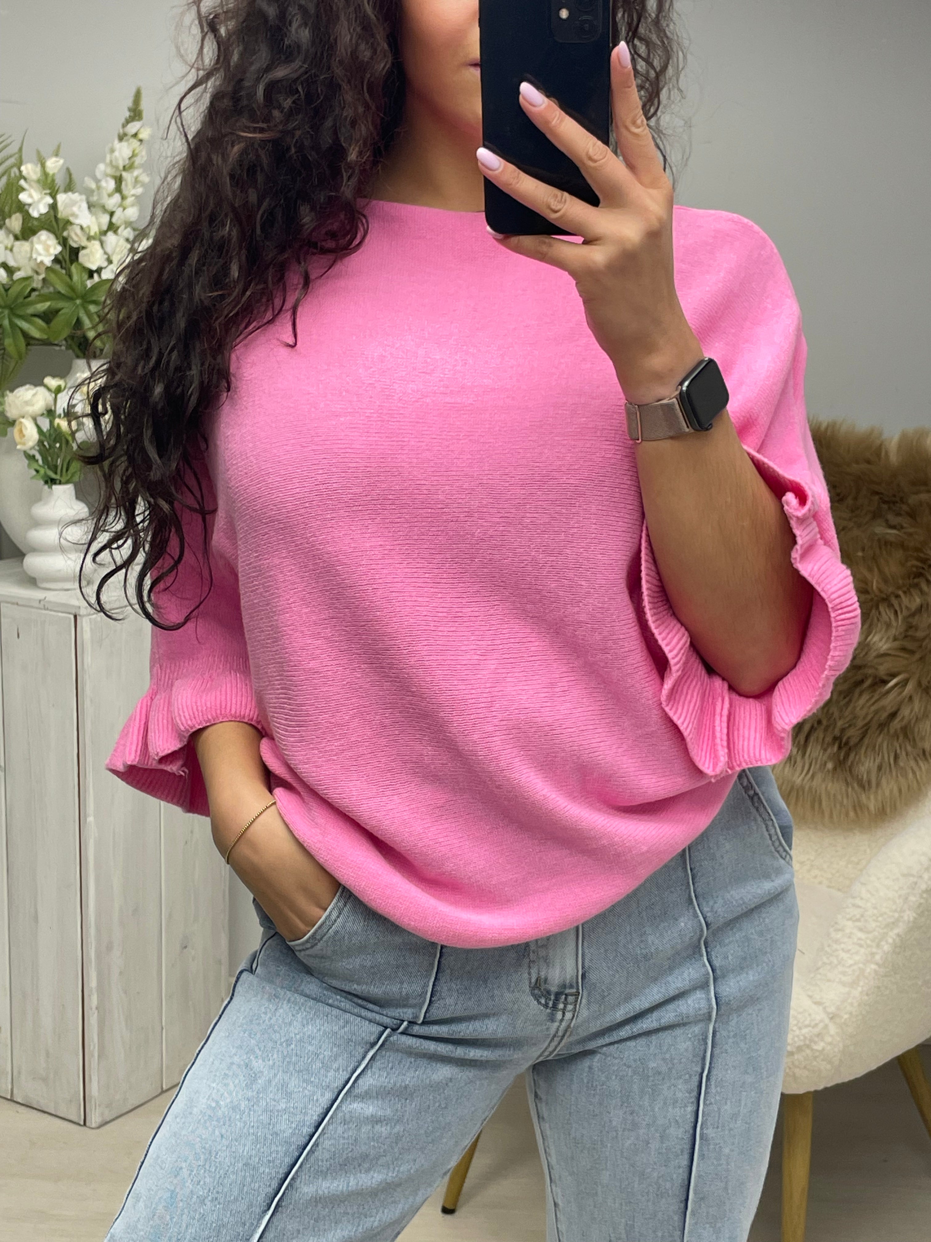 Sally soft trui pink