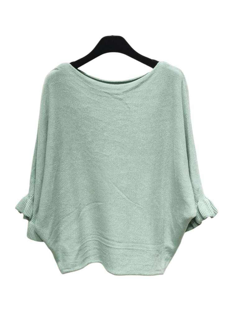 Sally soft trui pastel groen