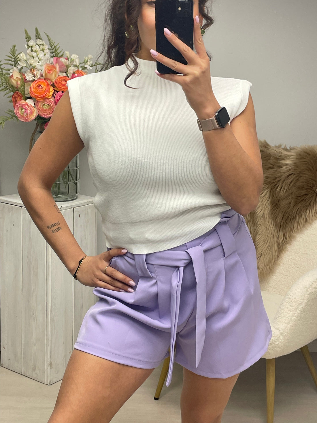 Shorts lila