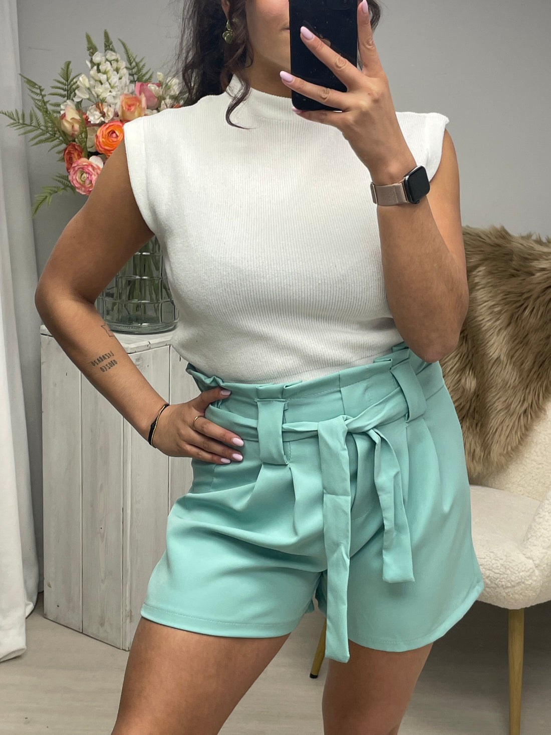 Shorts Soft mint
