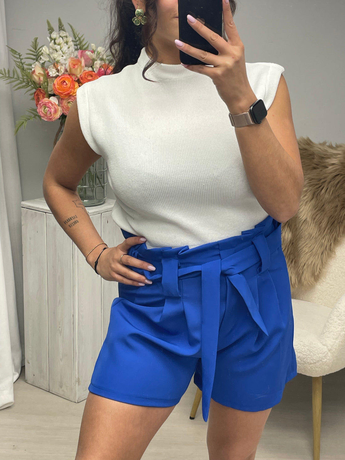 Shorts Royal blauw