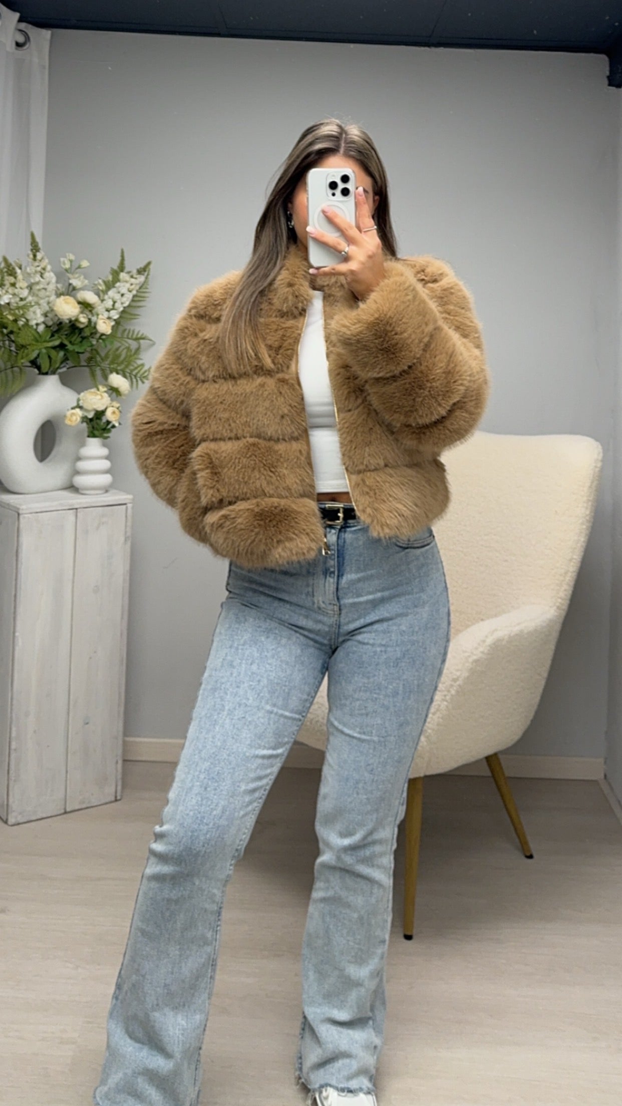 Fur Coat Camel