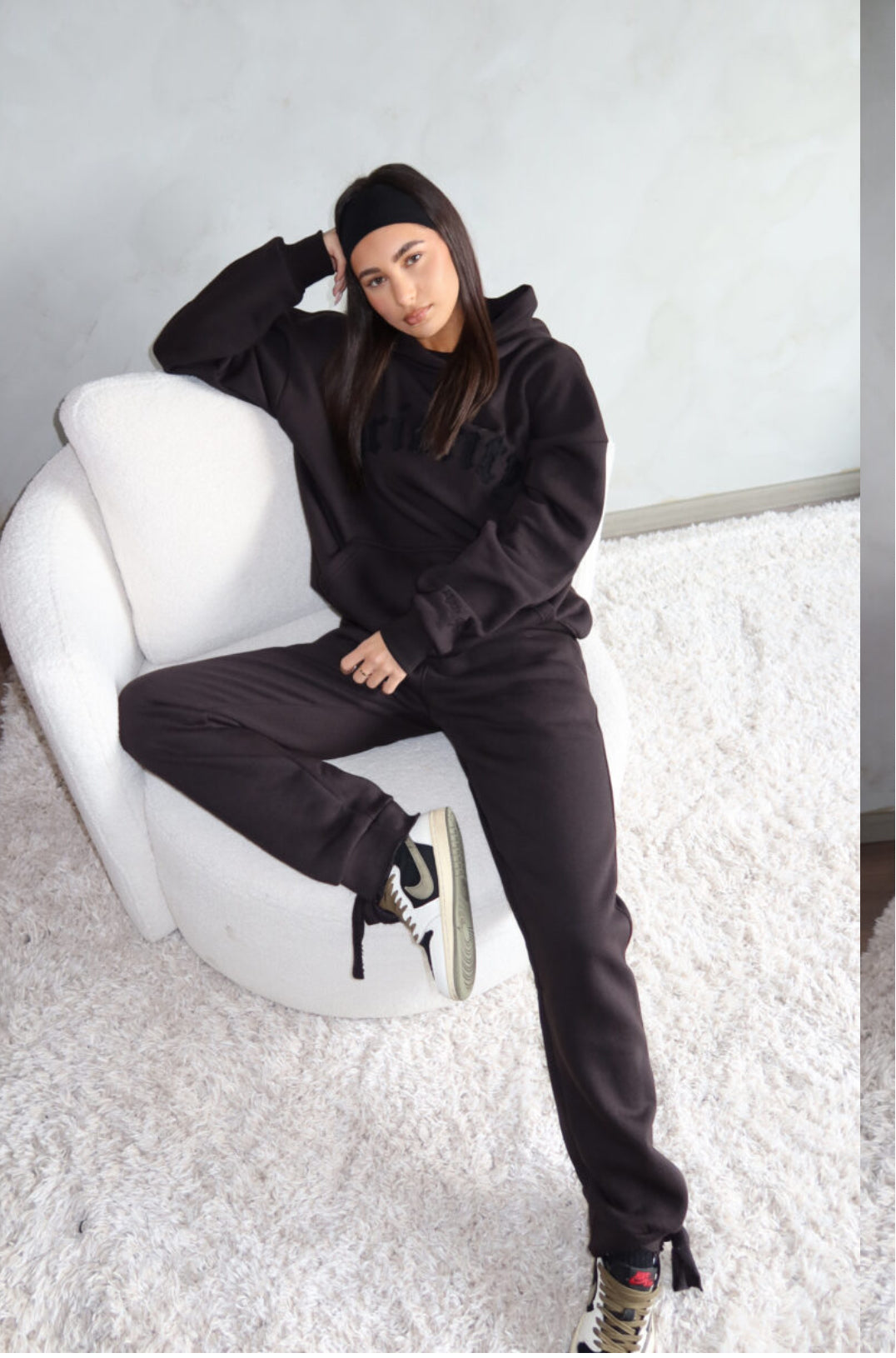 PRIORITY TRACKSUIT – DISTRESSED PATCHES – BLACK