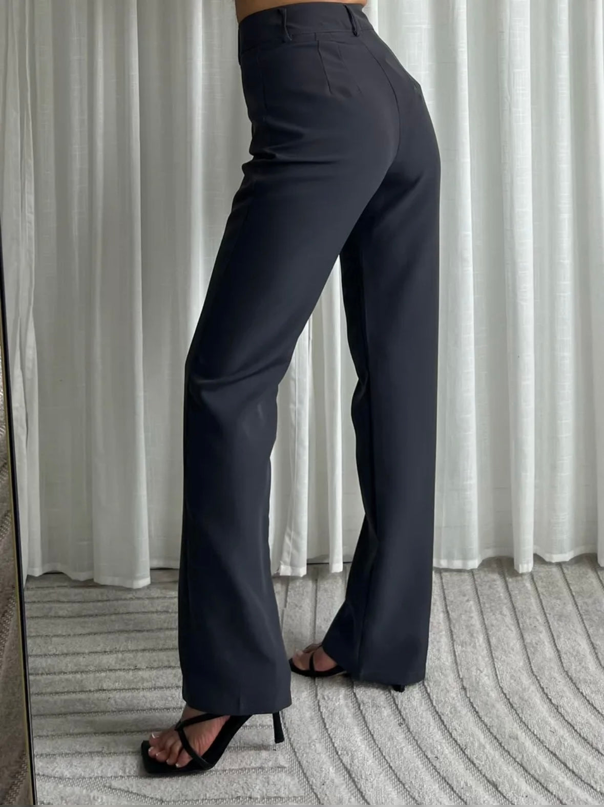 Joan pantalon Dark Grey