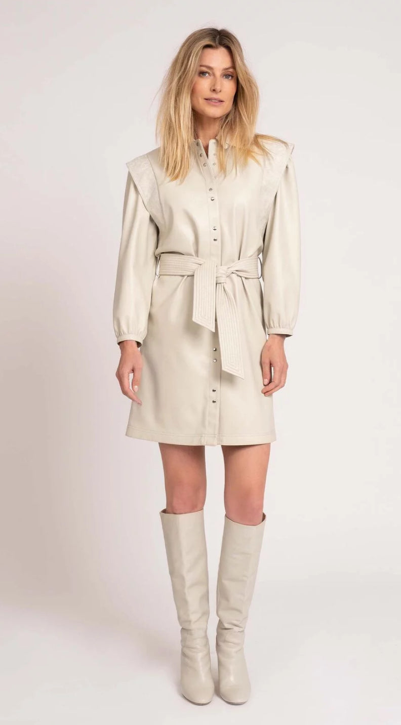 Fifth House – Moh Panel Dress – Concrete