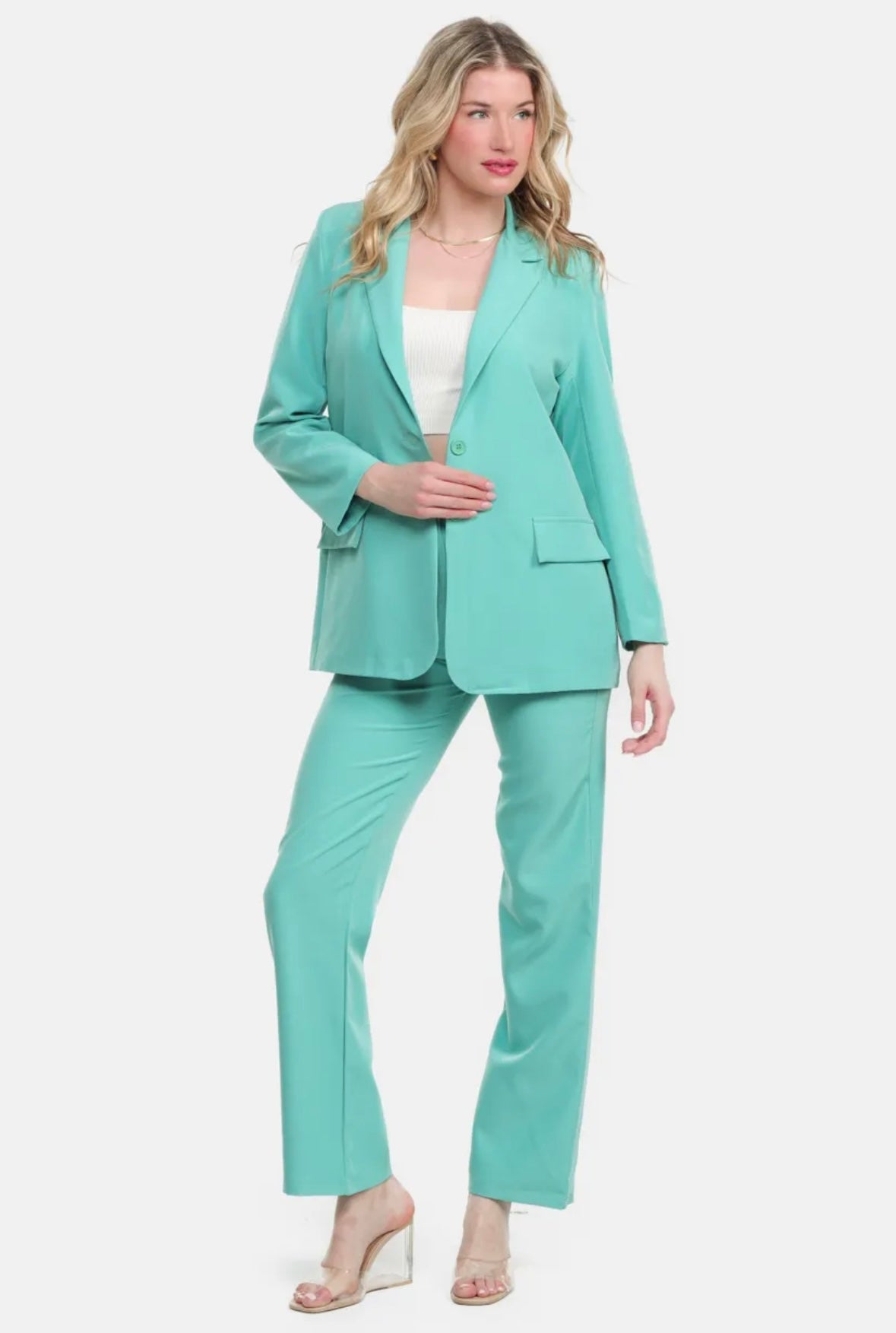 Joan pantalon Turquoise