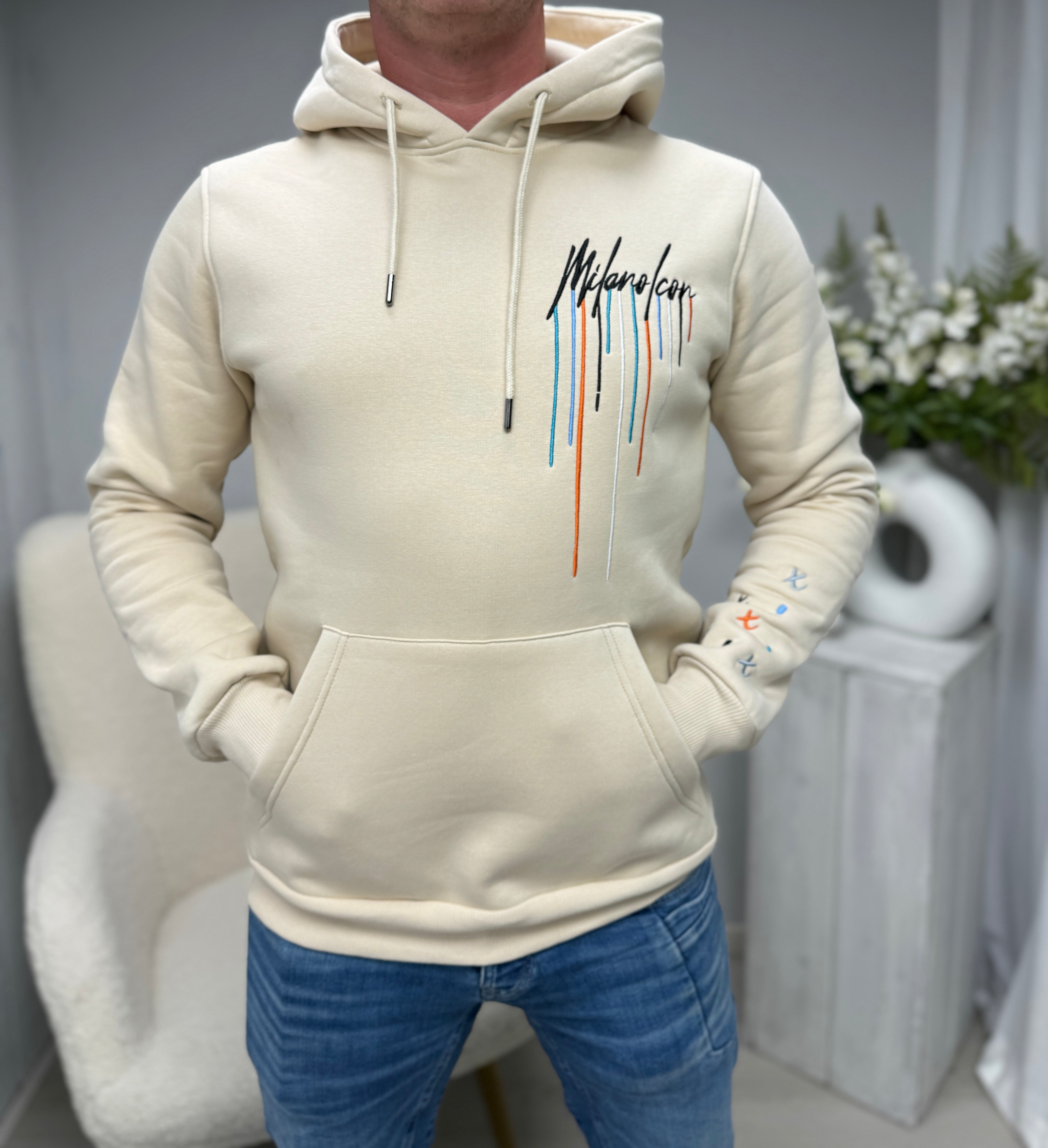 Milano Icon Hoodie Beige