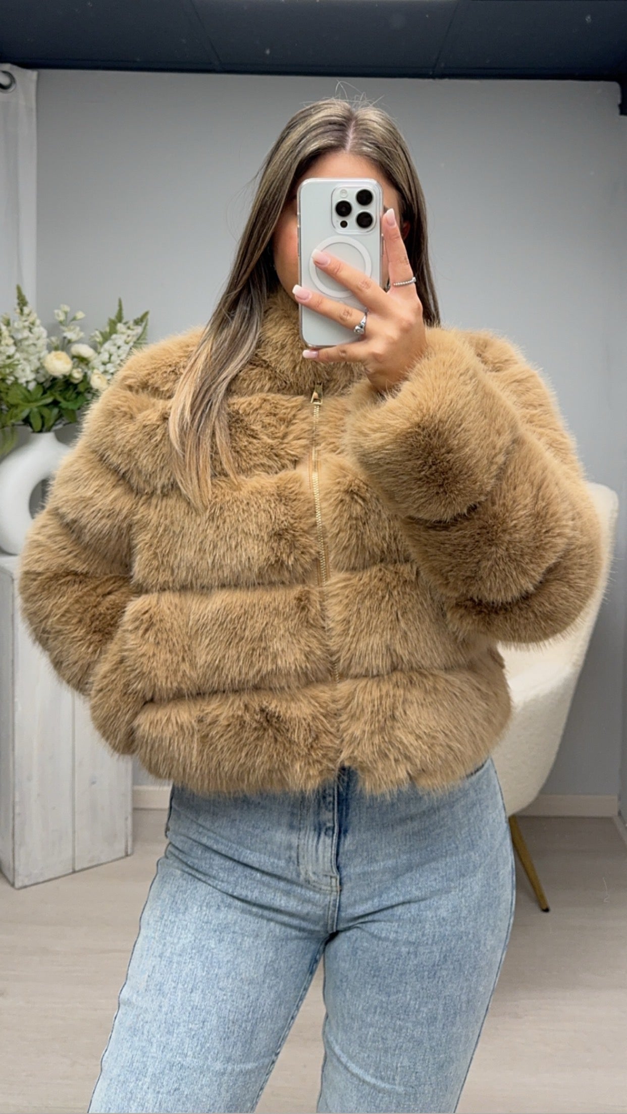 Fur Coat Camel