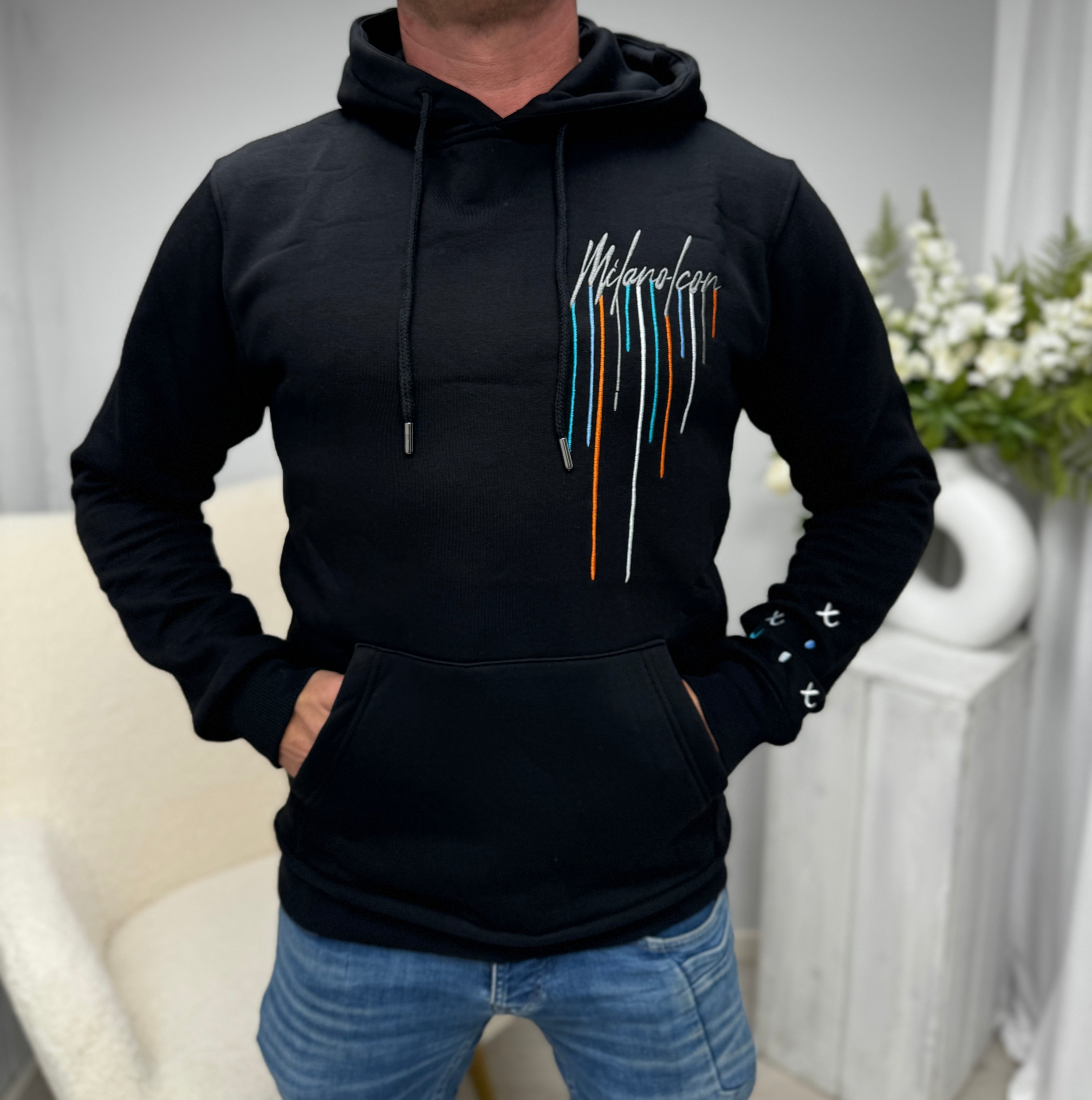 Milano Icon Hoodie Zwart