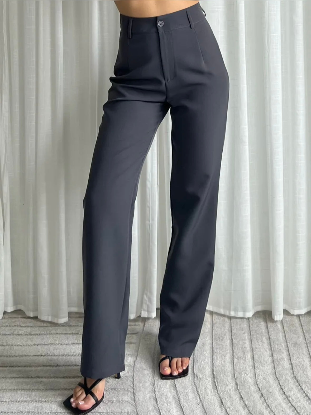 Joan pantalon Dark Grey