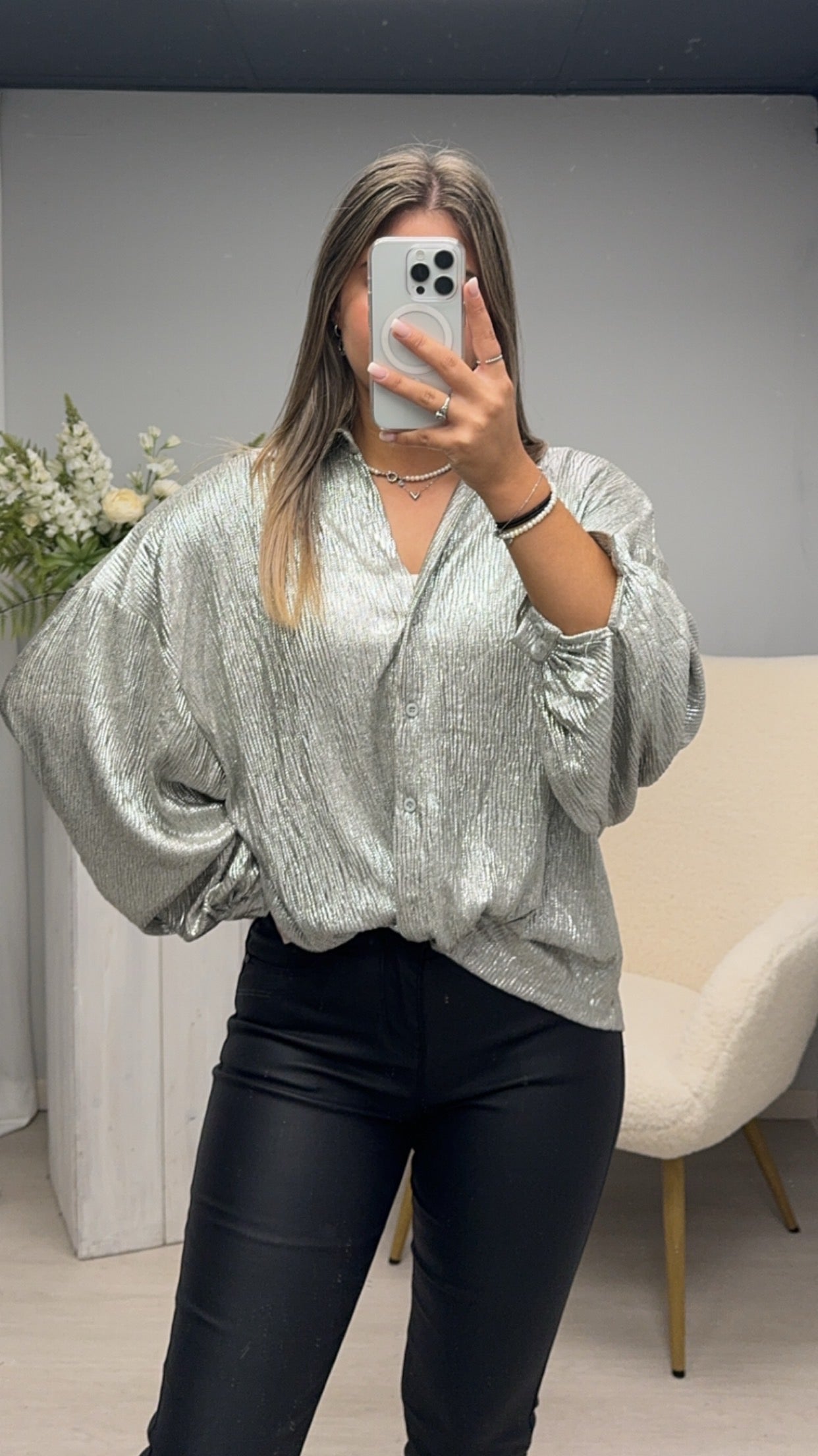 Chloé Top Silver