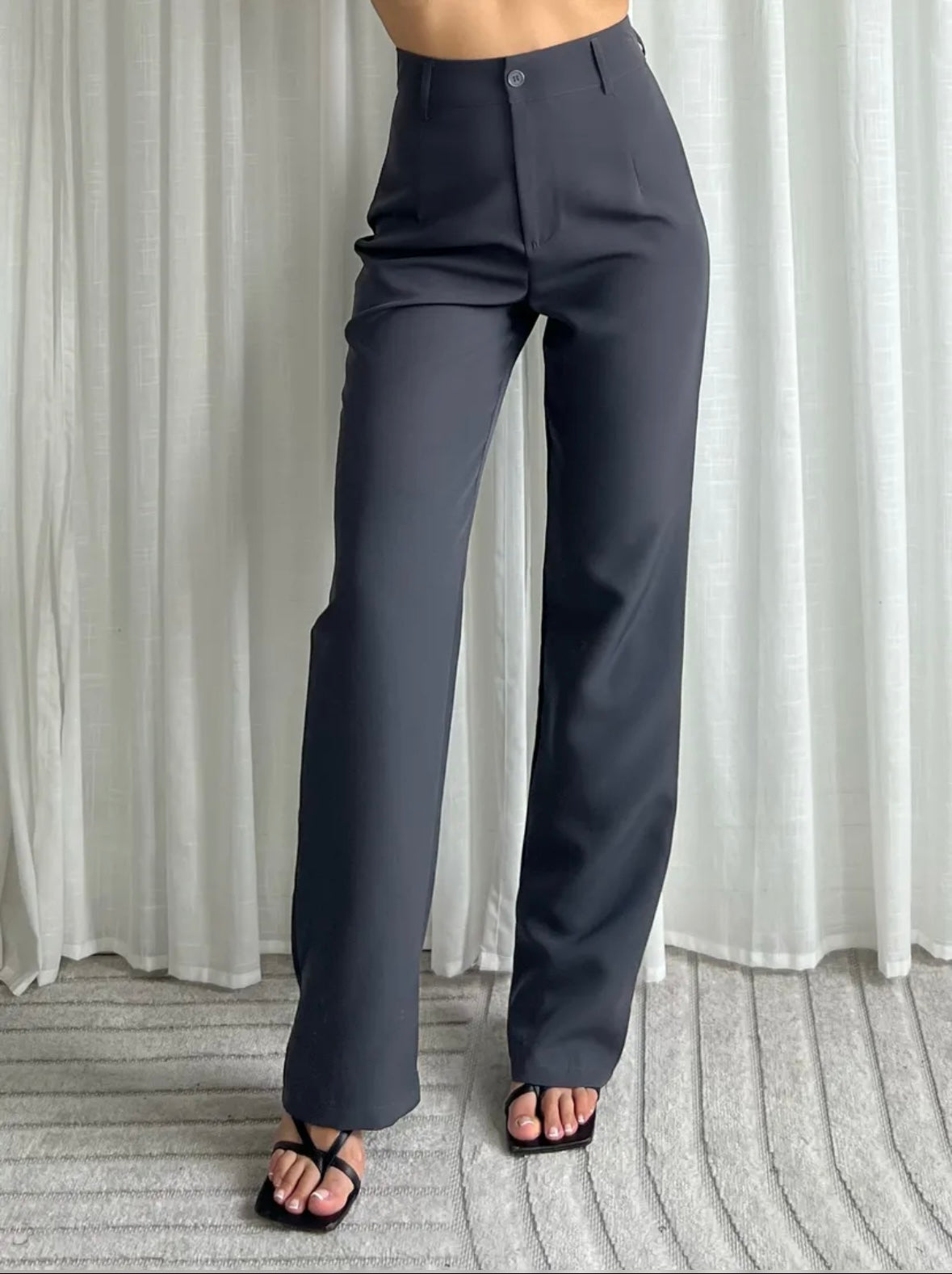 Joan pantalon Dark Grey