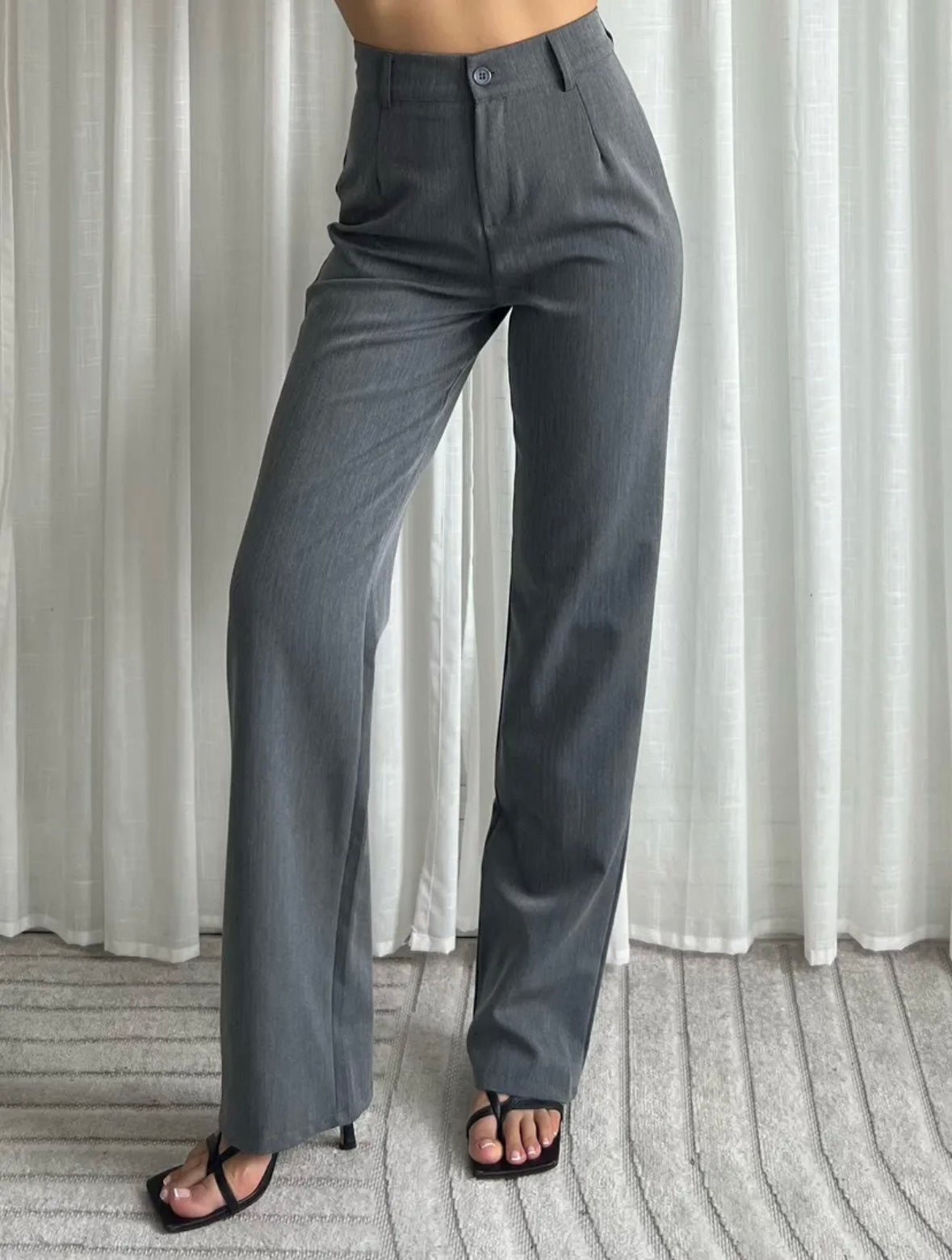 Joan pantalon Washed Grey