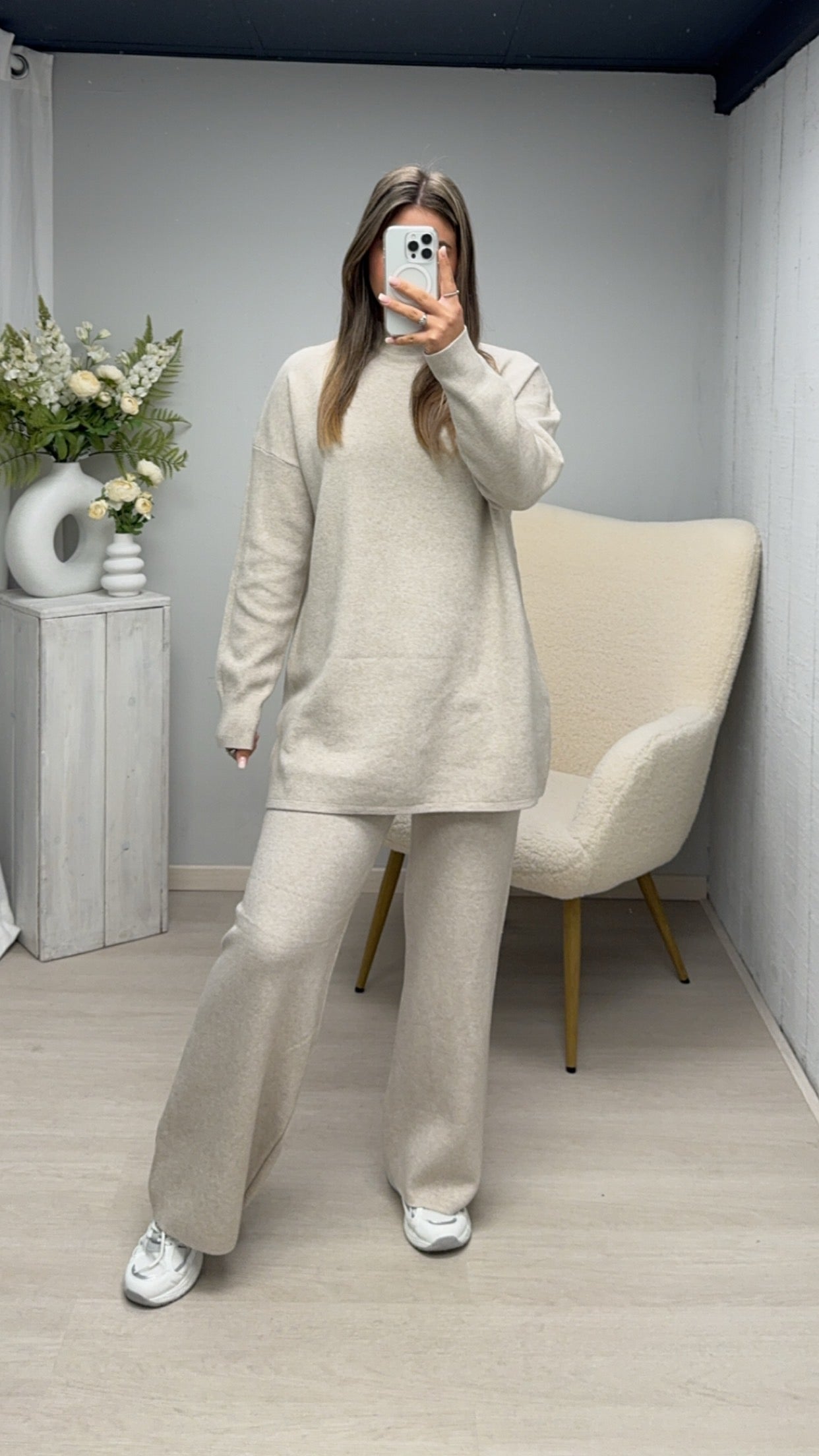 Comfy set dark beige