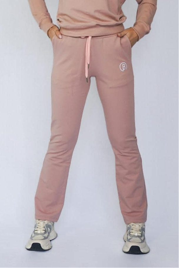 Biziki flaired joggers Roze