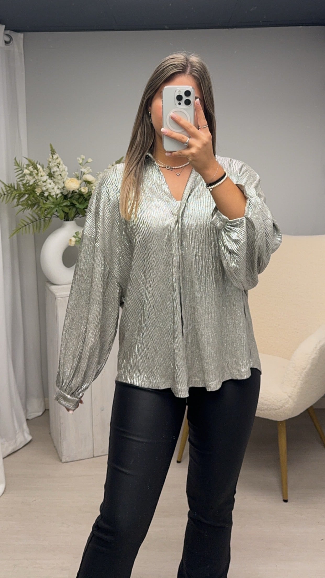 Chloé Top Silver