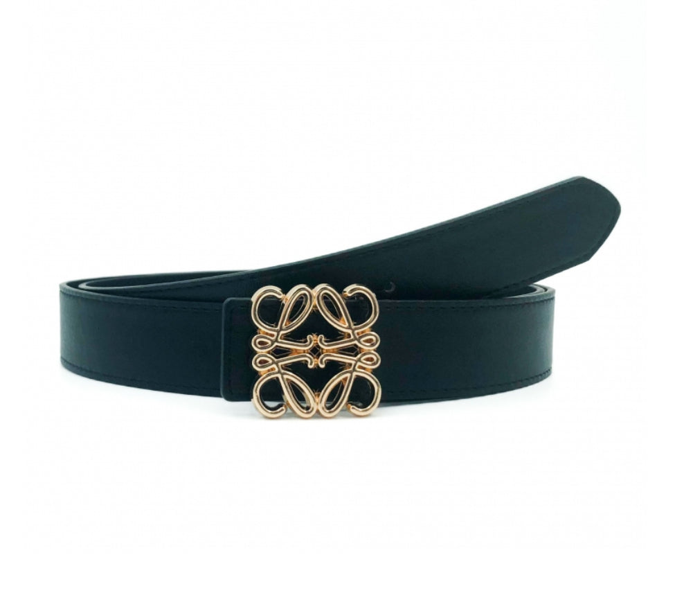 LWE PU Belt 3 cm Black