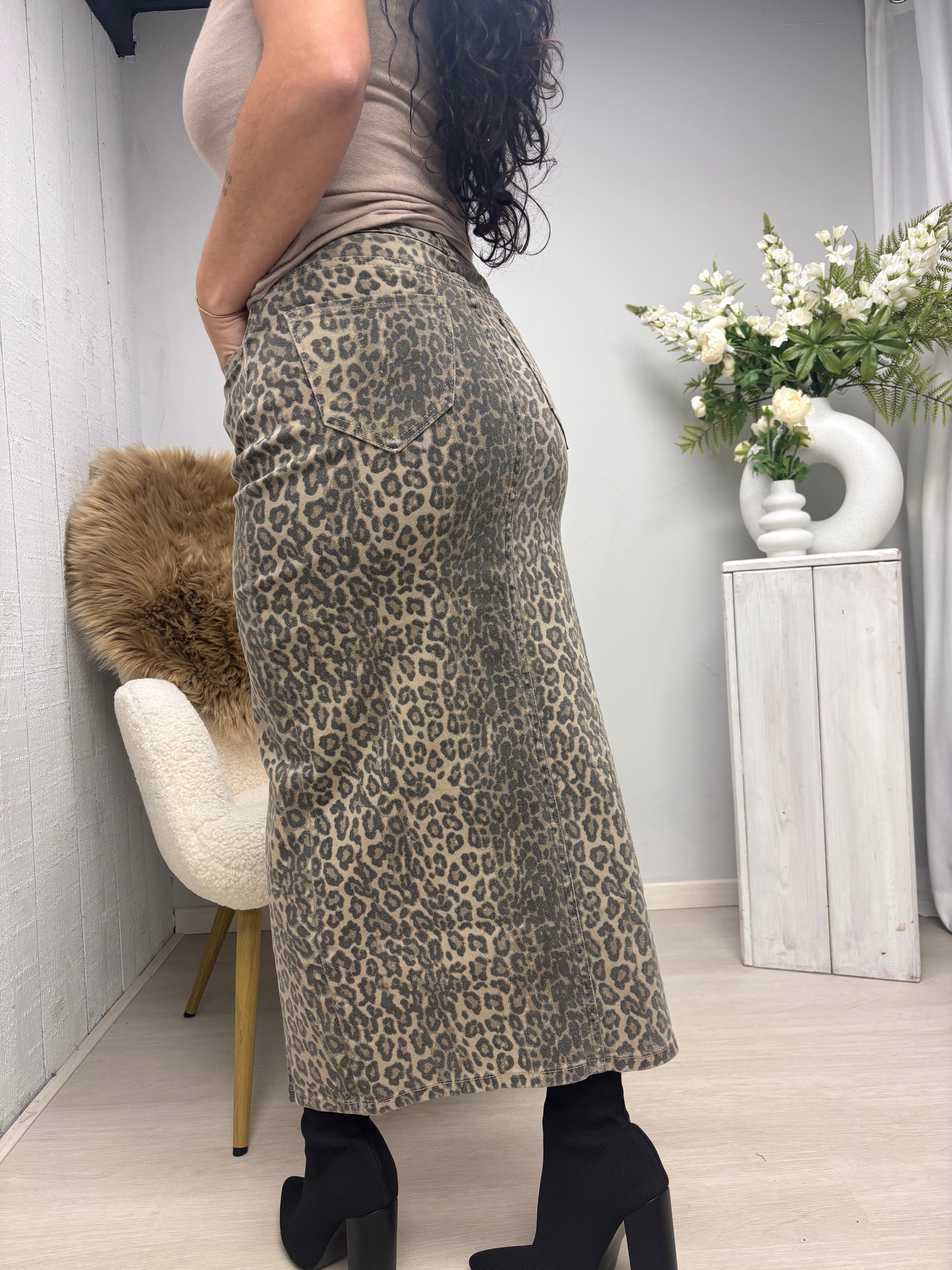 rok panterprint vintage