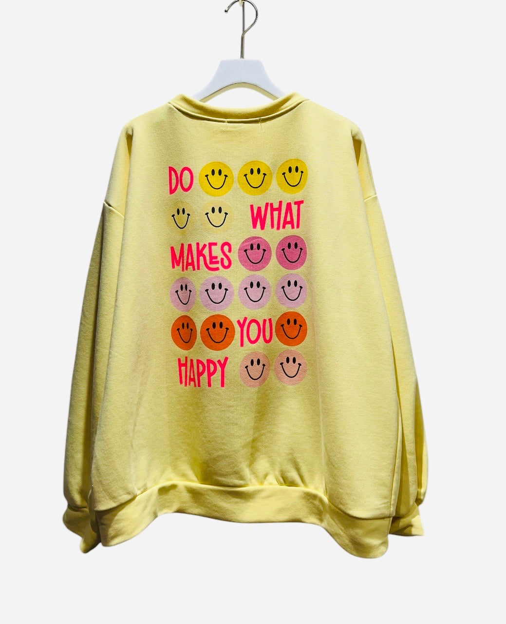 Sweater smiley yellow