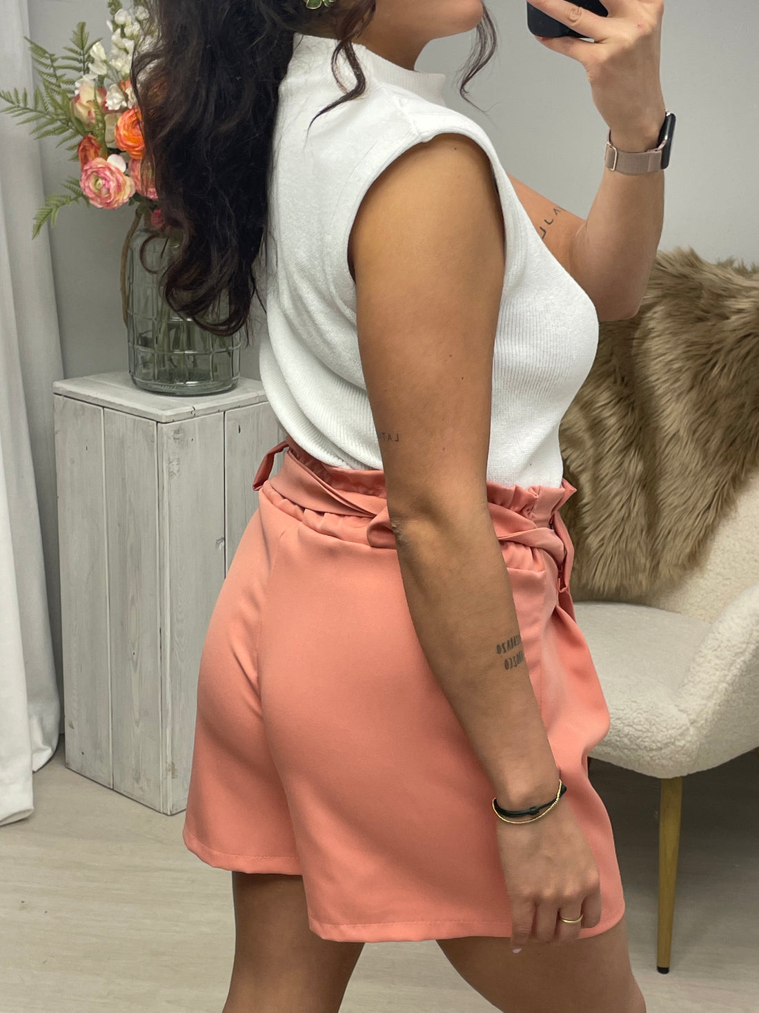 Shorts Zalm